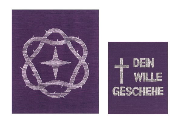 Altar- und Kanzelantependium V 72_V 85 (Halbgobelin Weberei)